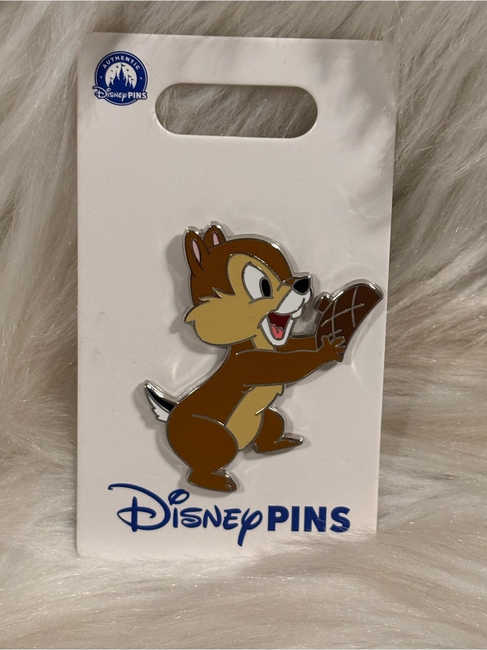 2023 Disney Parks Chip & Dale Chip with Acorn Top Pin